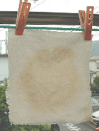 茶漉しで入れる珈琲 良く干す 茶漉しで入れる珈琲 良く干す